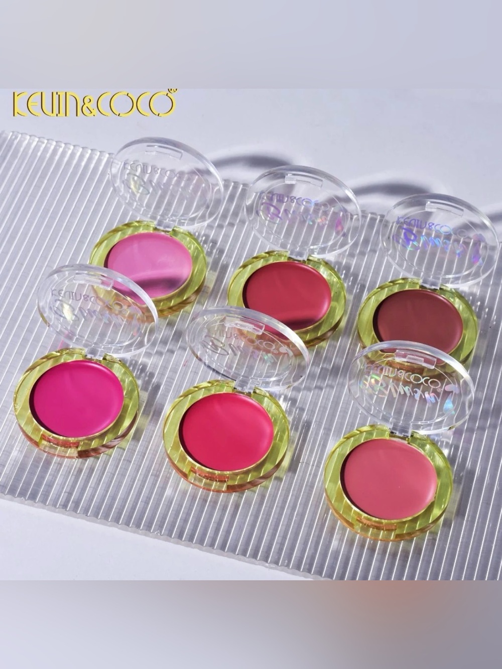 Kevin & Coco Cream blush Set — Pink & Rose Shades